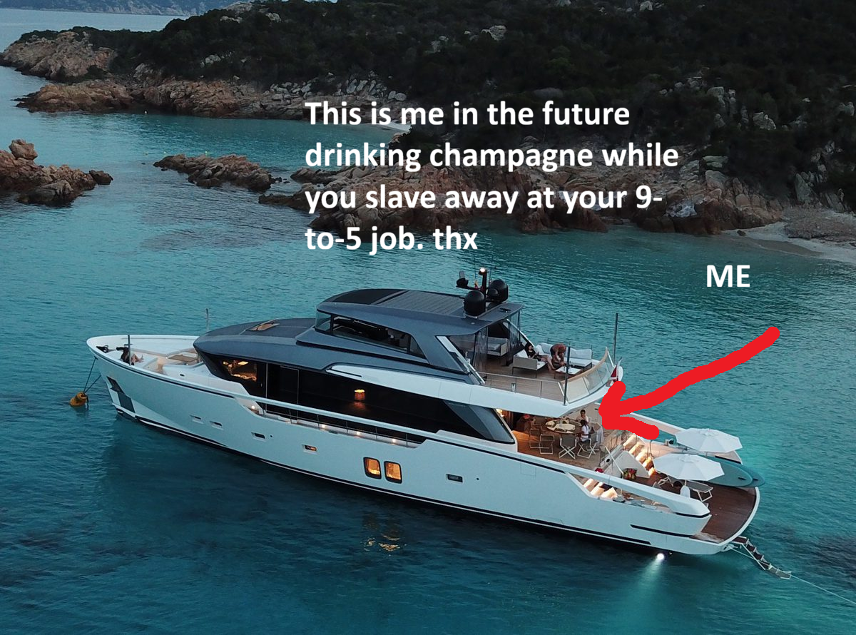 The founder, living the vision before you even donated